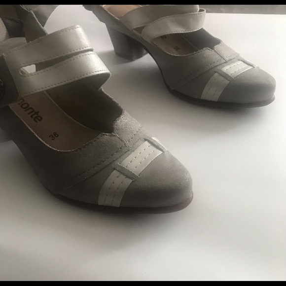 Remonte beautiful low heel leather shoes size 38 or 9 comfortable all day - Picture 6 of 6